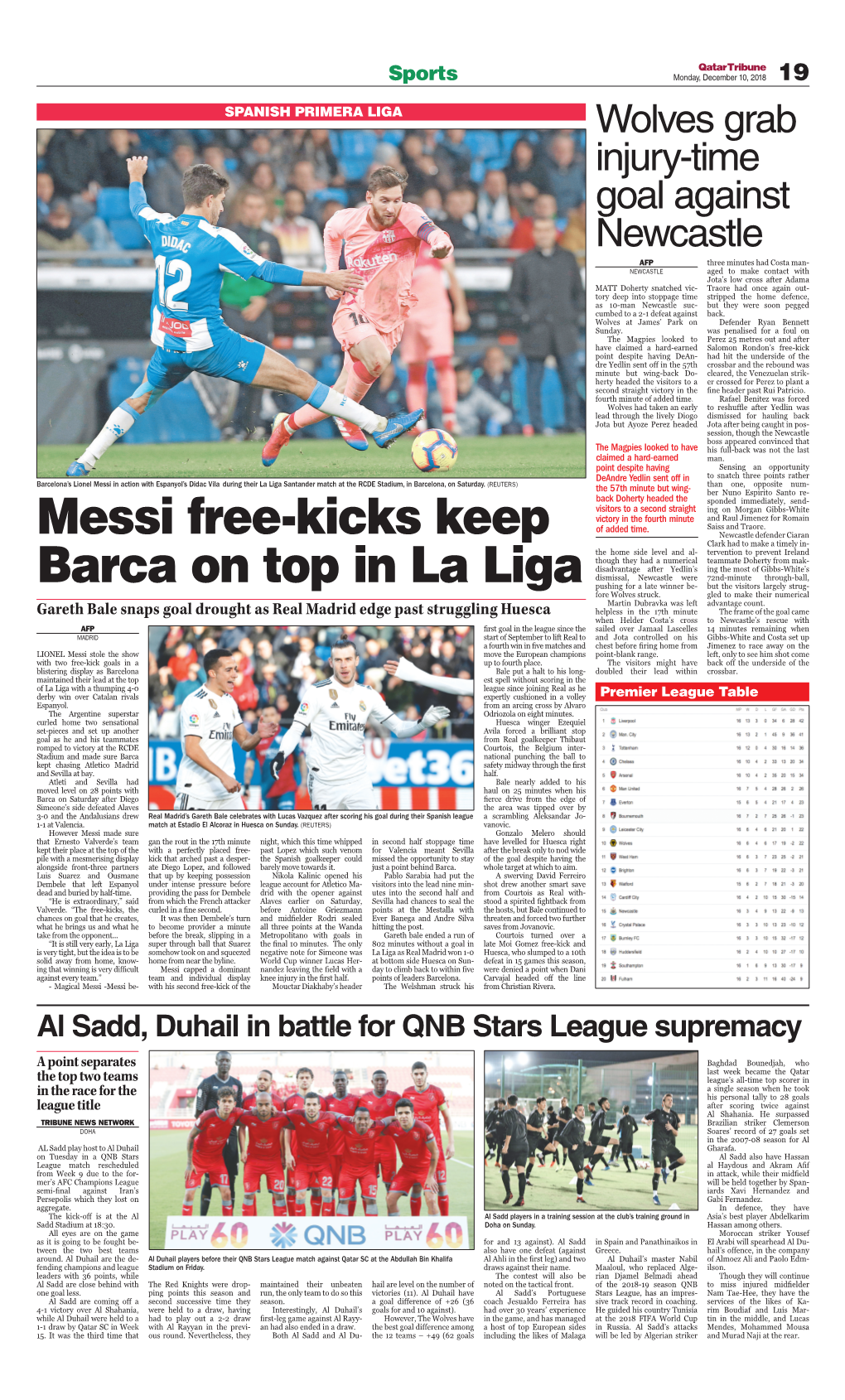 Messi Free-Kicks Keep Barca on Top in La Liga