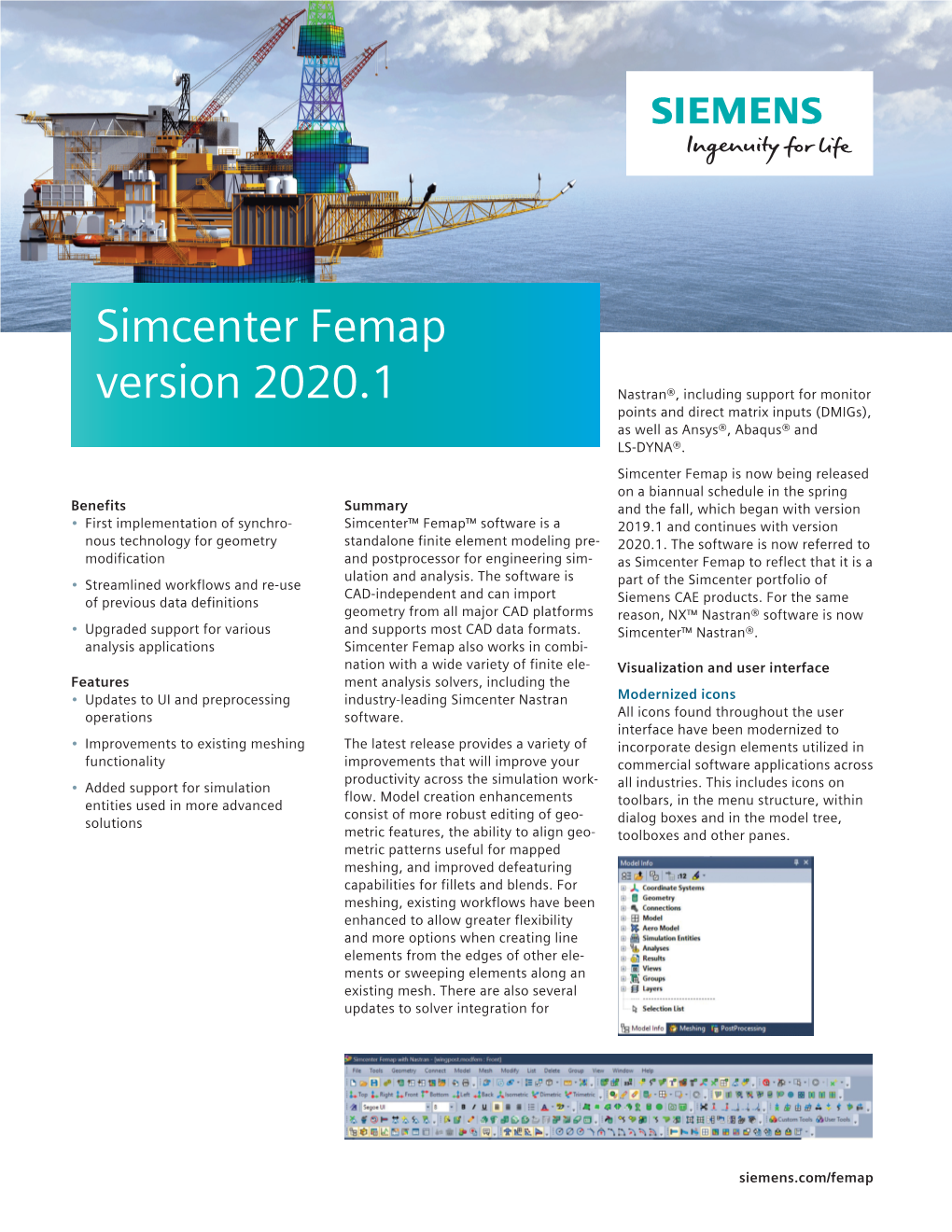 Simcenter Femap Version 2020.1