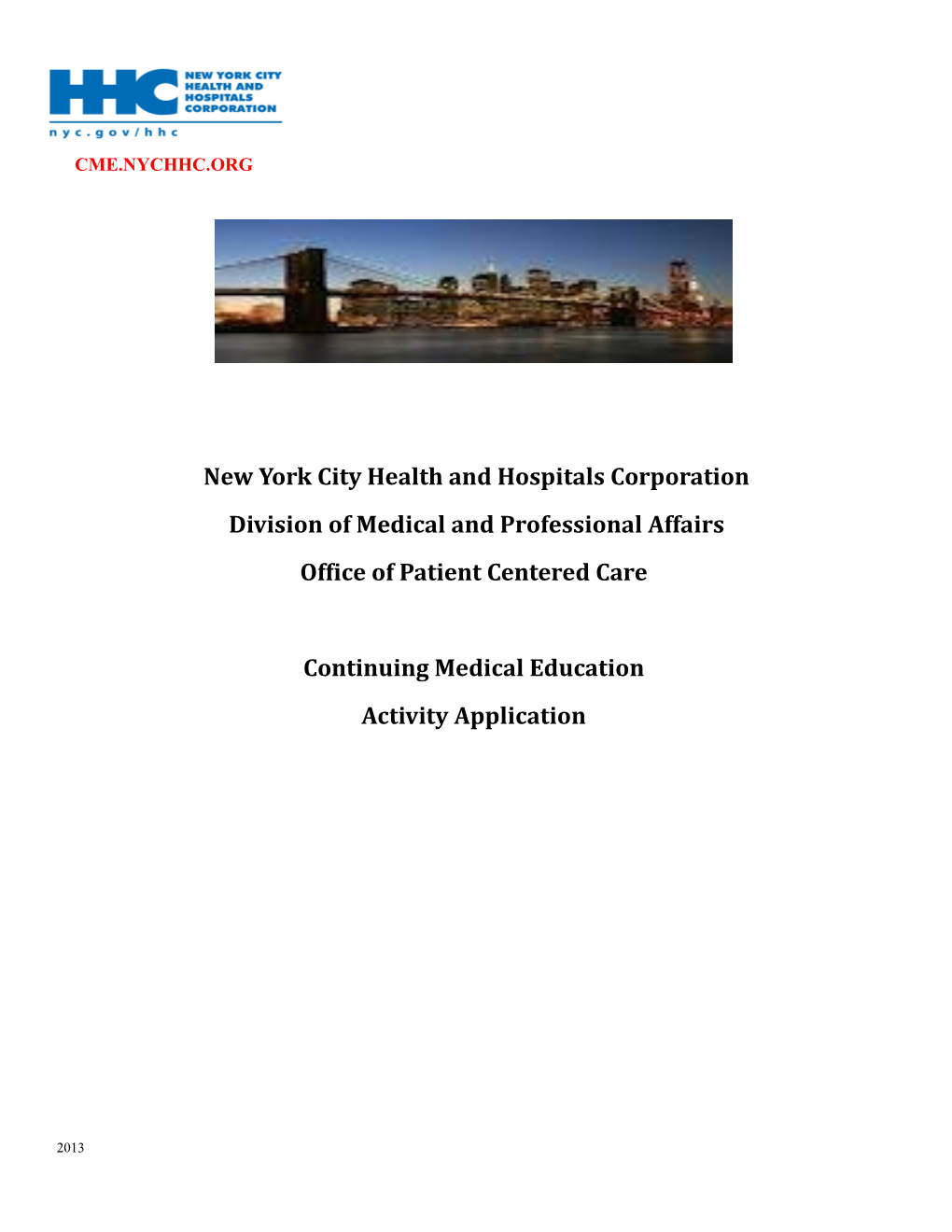 New York City Health and Hospitals Corporation