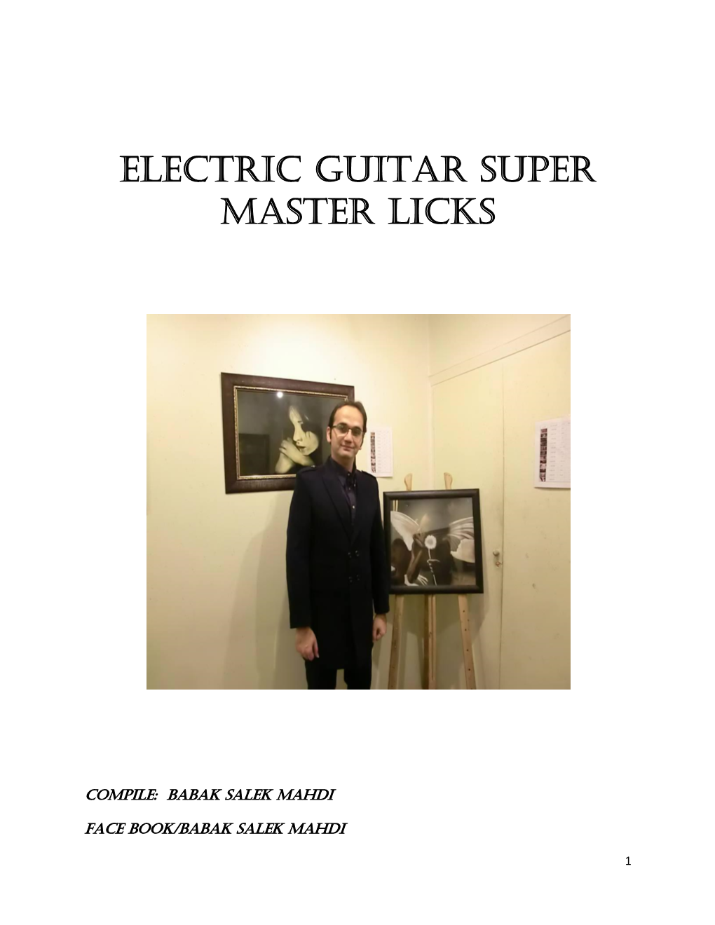 Electric Guitar Super Master Licks