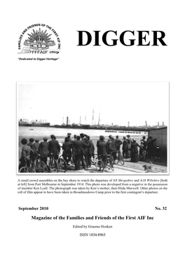 Magazine of the Families and Friends of the First AIF Inc