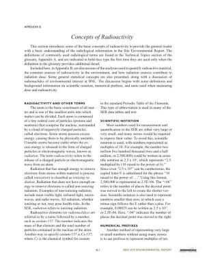 Concepts of Radioactivity