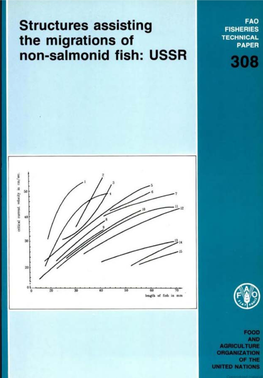 Structures Assisting the Migrations of Non-Salmonid Fish: USSR