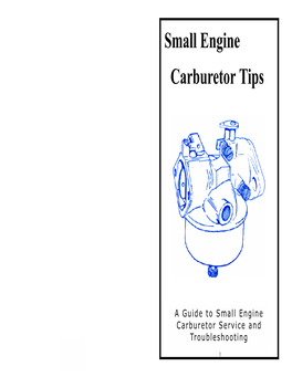 Small Engine Carburetor Tips