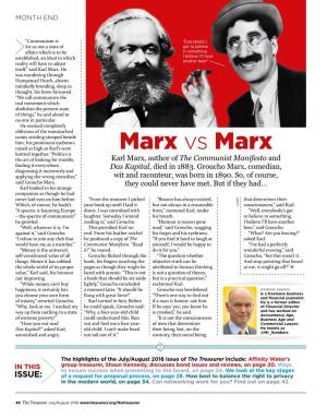 Marx Vs Marx Knitted Together