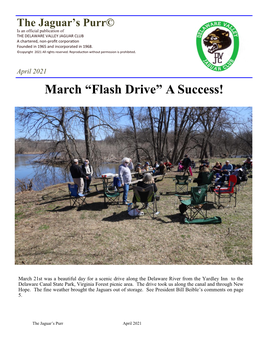 April 2021 March “Flash Drive” a Success!