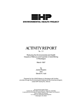 ACTIVITY REPORT No