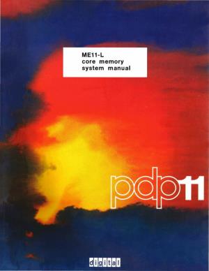 ME11-L Core Memory System Manual