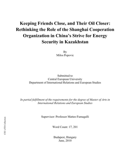 Keeping Friends Close, and Their Oil Closer: Rethinking the Role of The