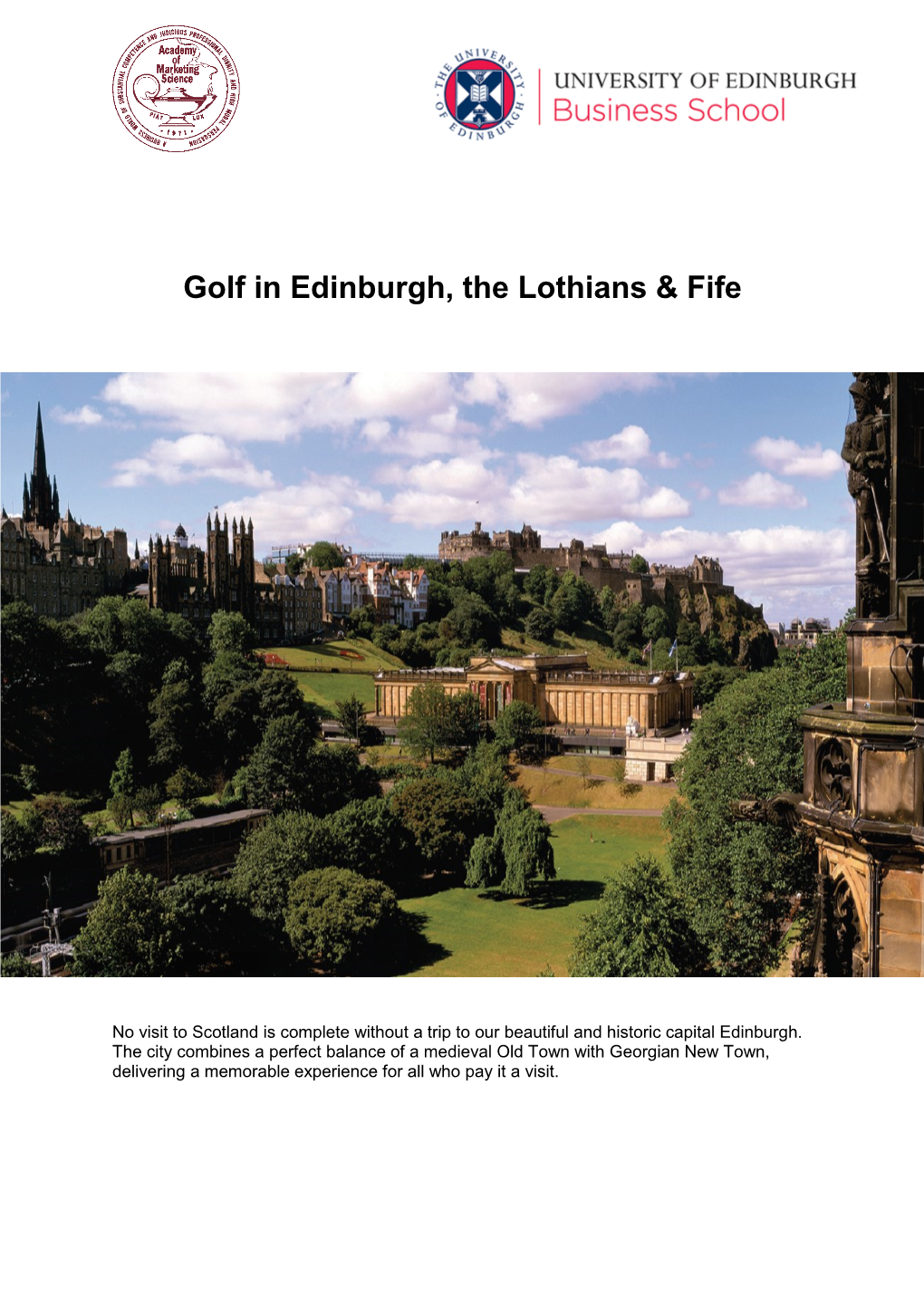 Golf in Edinburgh, the Lothians & Fife