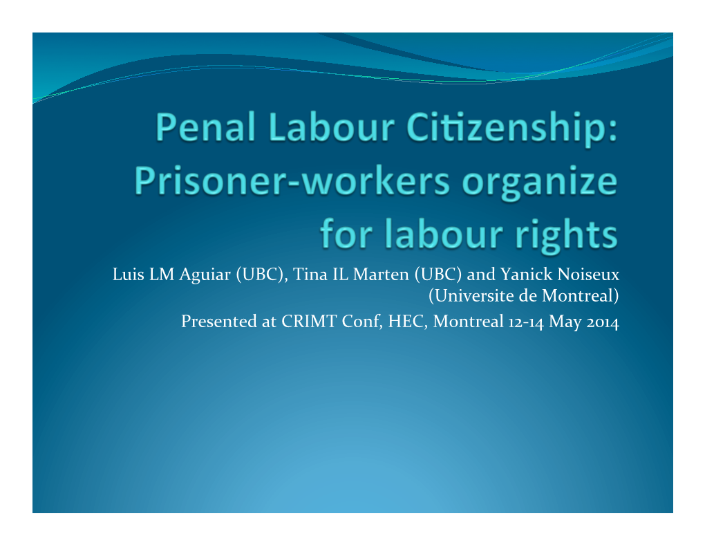 Penal Labour Citizenship PPT May 14 CRIMT.Pptx