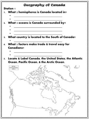 Geography-Of-Canada-Stations-Activity-Booklet