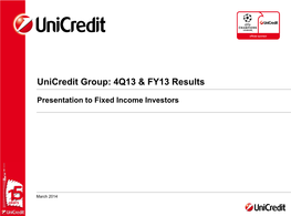 4Q13 & FY13 Results