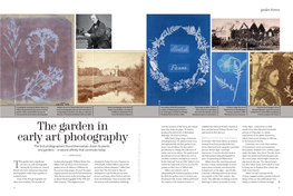 The Garden in Early Art Photography Essay Published in Gardens