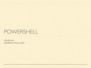 COMP2101 Powershell 01