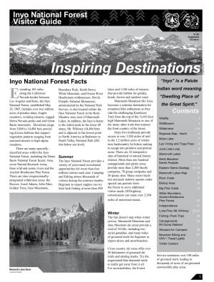 Inyo National Forest Visitor Guide