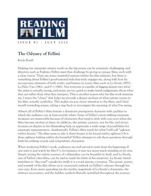 The Odyssey of Fellini Kayla Knuth