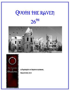 Quoth the Raven 26Th