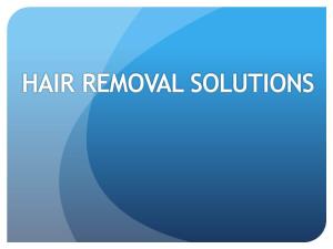 Permanent Hair Removal Solutions
