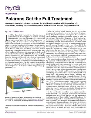 Polarons Get the Full Treatment