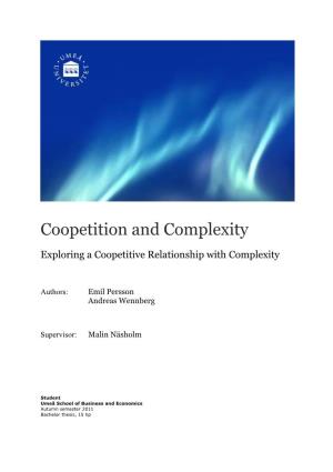 Coopetition and Complexity