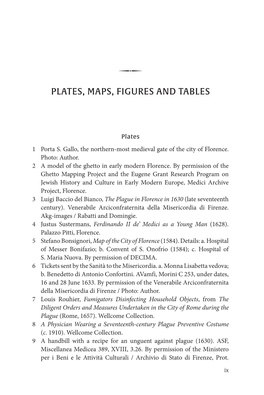 Plates, Maps, Figures and Tables