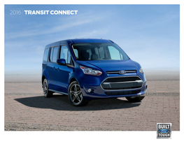 2016 Ford Transit Connect Brochure