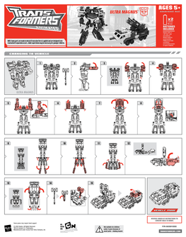 Transformers Animated Ultra Magnus Instructions