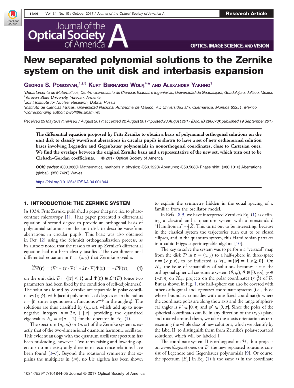 New Separated Polynomial Solutions to the Zernike System on the Unit Disk and Interbasis Expansion