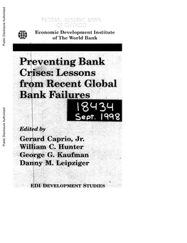 Economic Development Institute of the World Bank Public Disclosure Authorized