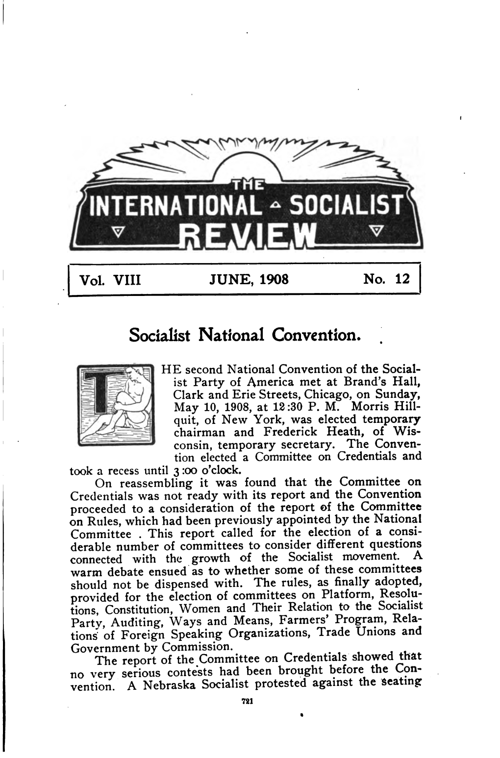 The International Socialist Review