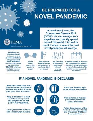 Be Prepared for a Novel Pandemic