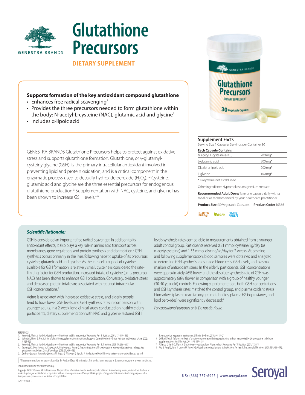 Glutathione Precursors DIETARY SUPPLEMENT