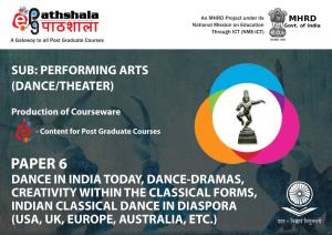 Module 1 Dance in India Today an Overview