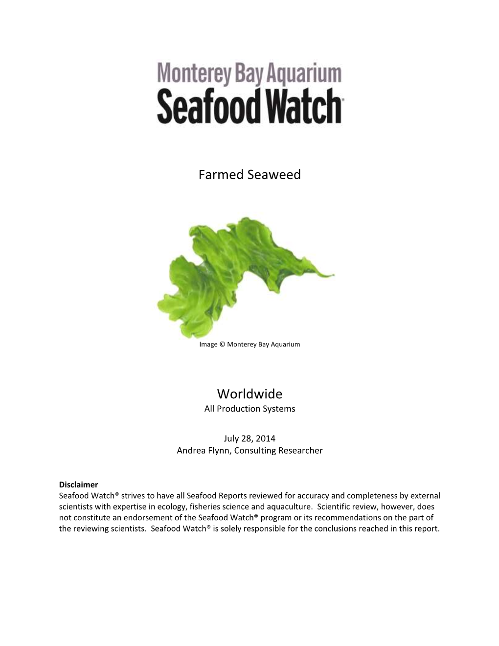 Seafood Watch