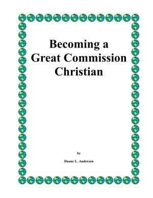 64-Becoming a Great Commission Christian.Pub
