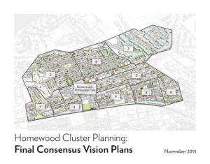 Homewood Cluster Planning: Final Consensus Vision Plans November 2015 Table of Contents