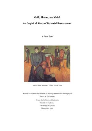 Guilt, Shame, and Grief: an Empirical Study of Perinatal Bereavement