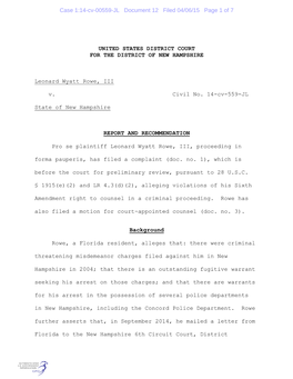 Case 1:14-Cv-00559-JL Document 12 Filed 04/06/15 Page 1 of 7