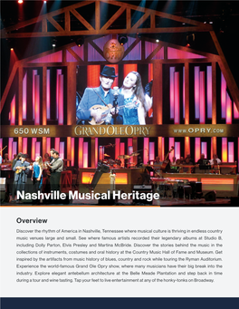 Nashville Musical Heritage