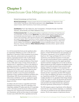 Greenhouse Gas Mitigation and Accounting. In: Agroforestry