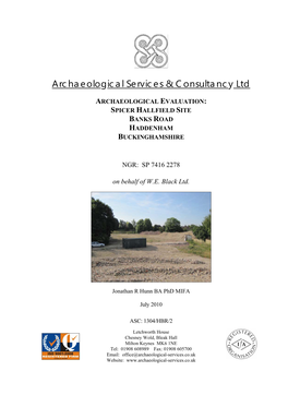 Archaeological Services & Consultancy