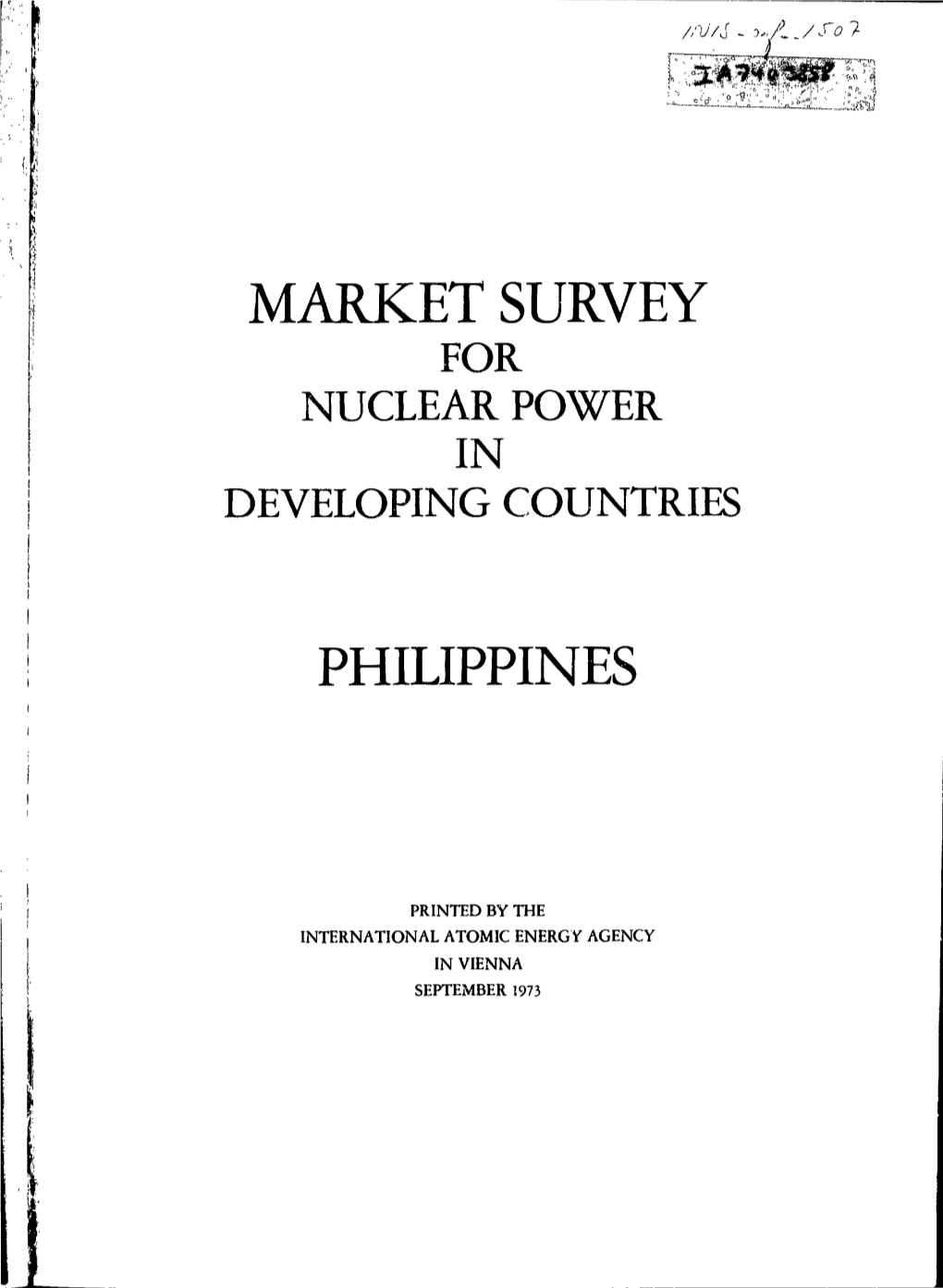 Market Survey Philippines