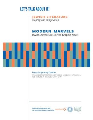 Modern Marvels Jewish Adventures in the Graphic Novel