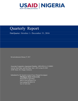 Quarterly Report