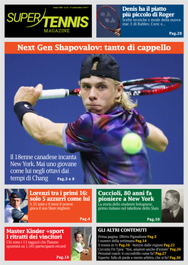 Next Gen Shapovalov: Tanto Di Cappello