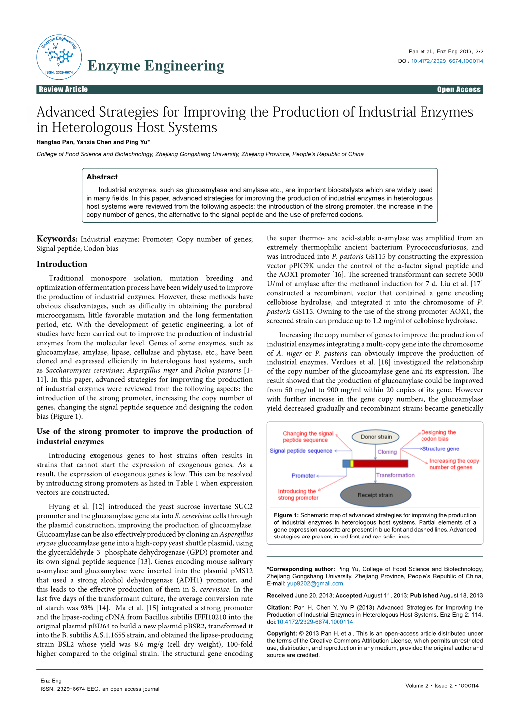 Advanced Strategies for Improving the Production of Industrial Enzymes In