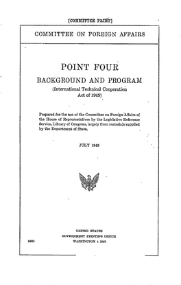 Point Four Program