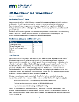 345 Hypertension and Prehypertension