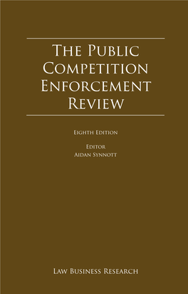 The Public Competition Enforcement Review